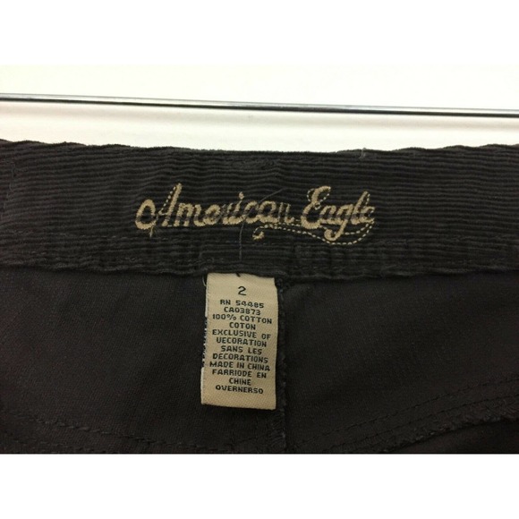 American Eagle Outfitters Jeans Women's Size 2 Brown Bootcut Corduroy - Picture 7 of 7